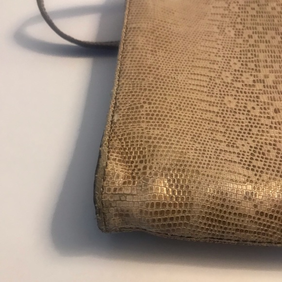 Brahmin Zip Top Croc-Embossed Leather Crossbody Handbag Purse 824 - Picture 11 of 16